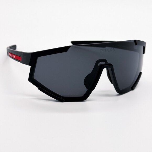 NEW PRADA UNISEX PRADA LINEA ROSSA SPS 04W DG006F PS04WS DG006F BLACK PS 04WS - Picture 5 of 12